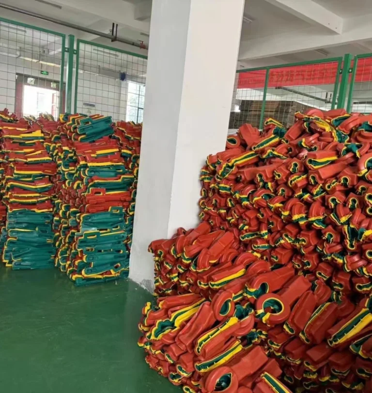 Stacked Red and Yellow Transformer Bushing Protector