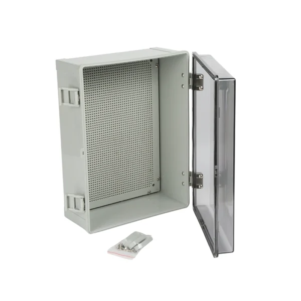 Clear Cover Plastic Latch Enclosure for Secure and Easy Installation