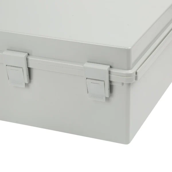 Grey Cover IP65 Rated Junction Enclosure with Secure Snap-On Latch