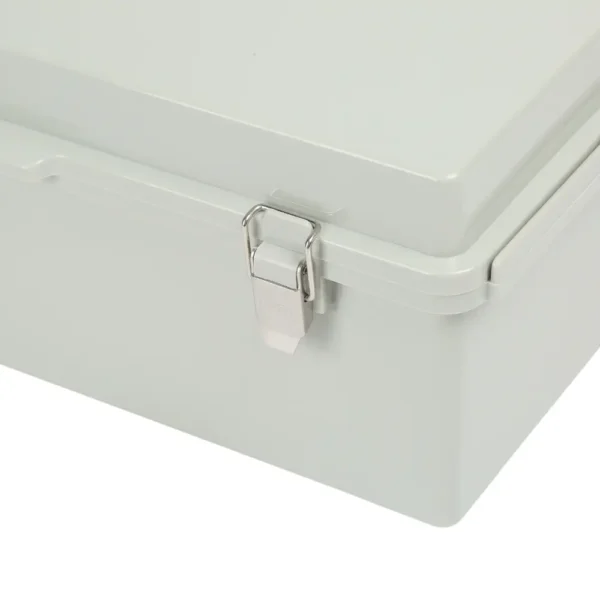 Heavy-duty Steel Electrical Enclosure with Grey Cover and Metal Latch