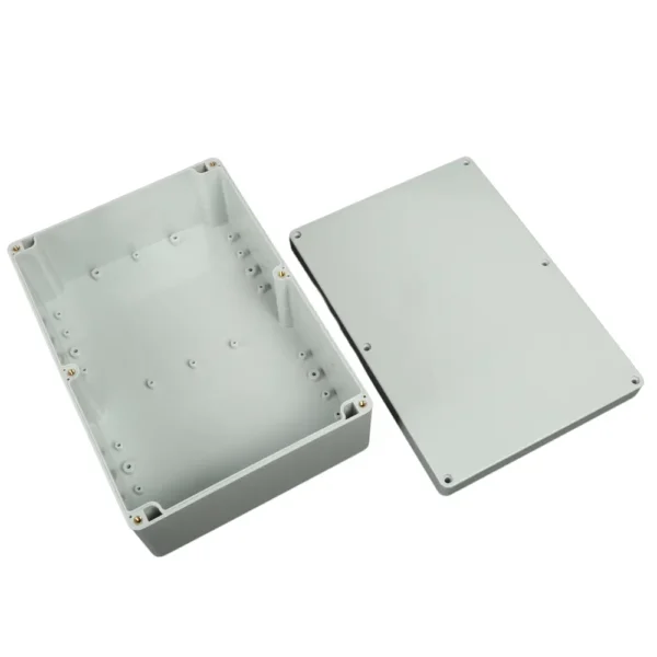 IP66 Rated Grey Cover Plastic Junction Box for Industrial Use