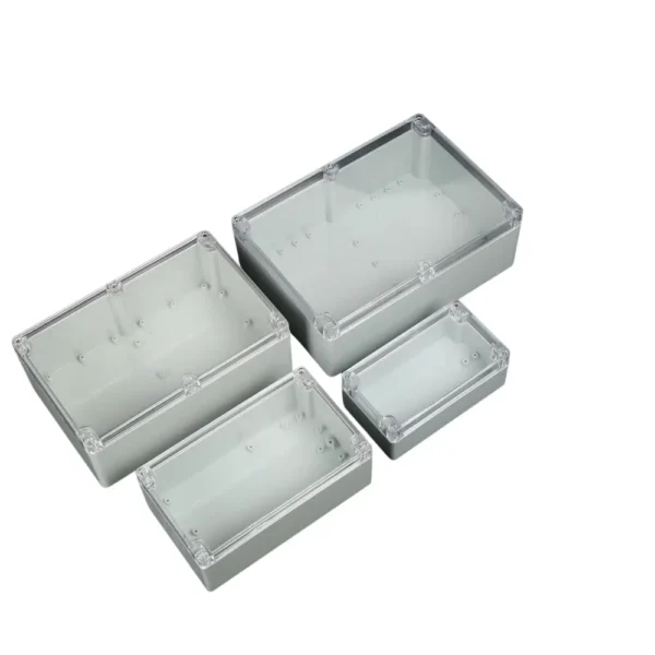 IP66 Rated Plastic Junction Box with Transparent Cover