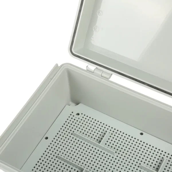 Metal Waterproof Electrical Enclosure with Grey Cover and Durable Latch